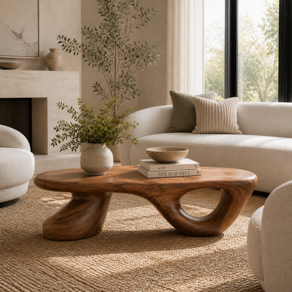 Brielle Sculpted Coffee Table - Design 335 - product image 04