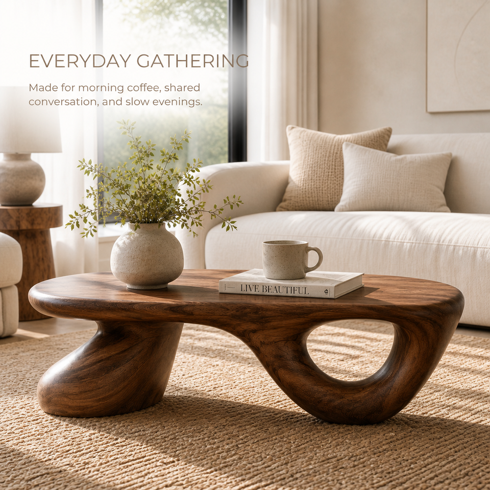Brielle Sculpted Coffee Table - Design 335 - product image 07