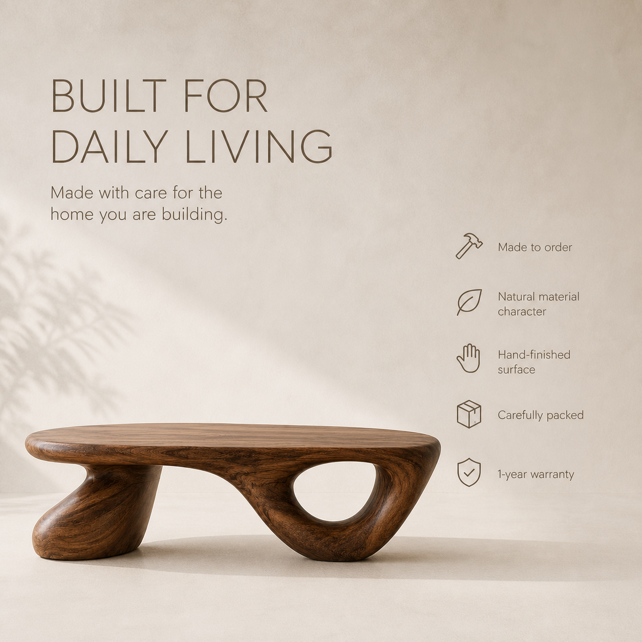 Brielle Sculpted Coffee Table - Design 335 - product image 09