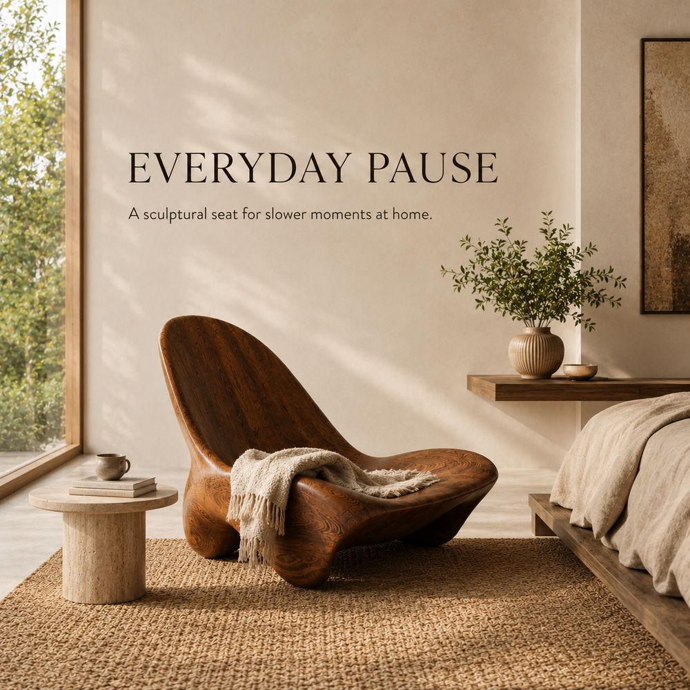 Alden Sculptural Wood Chair - Design 001 - product image 04