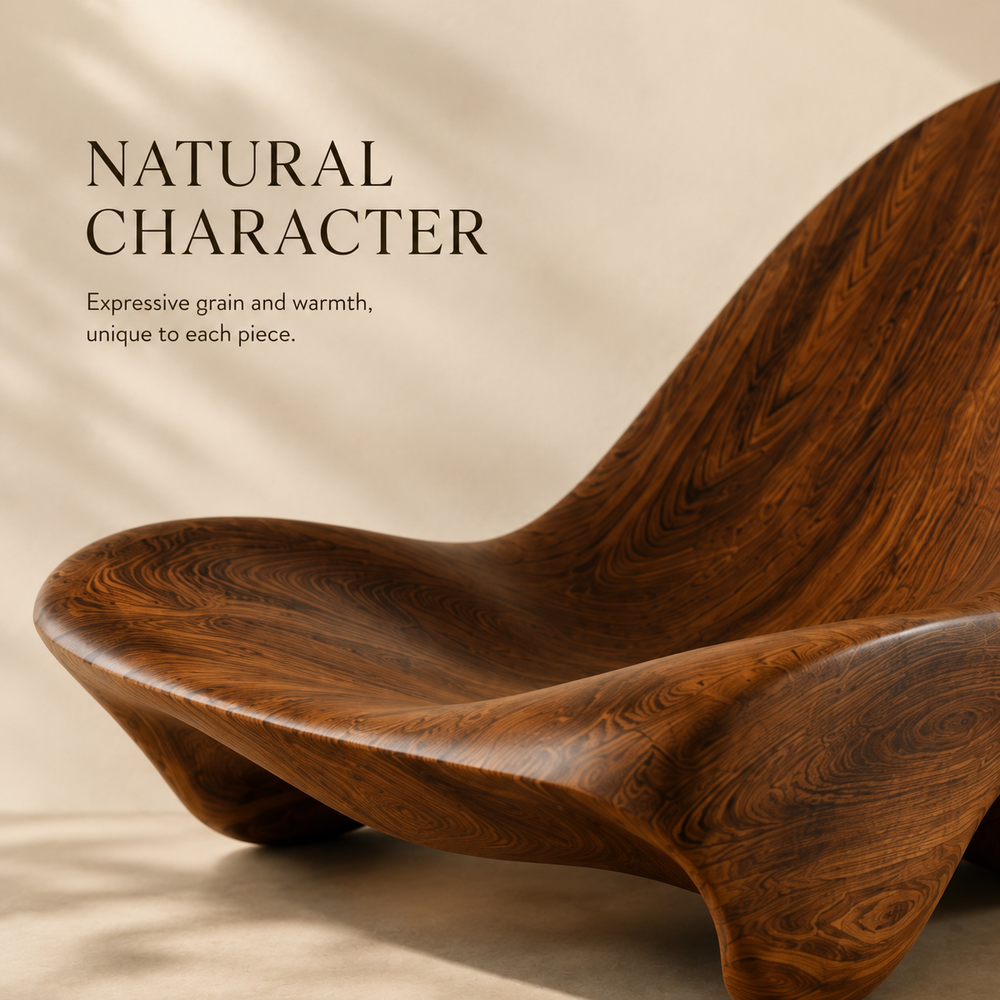 Alden Sculptural Wood Chair - Design 001 - product image 08