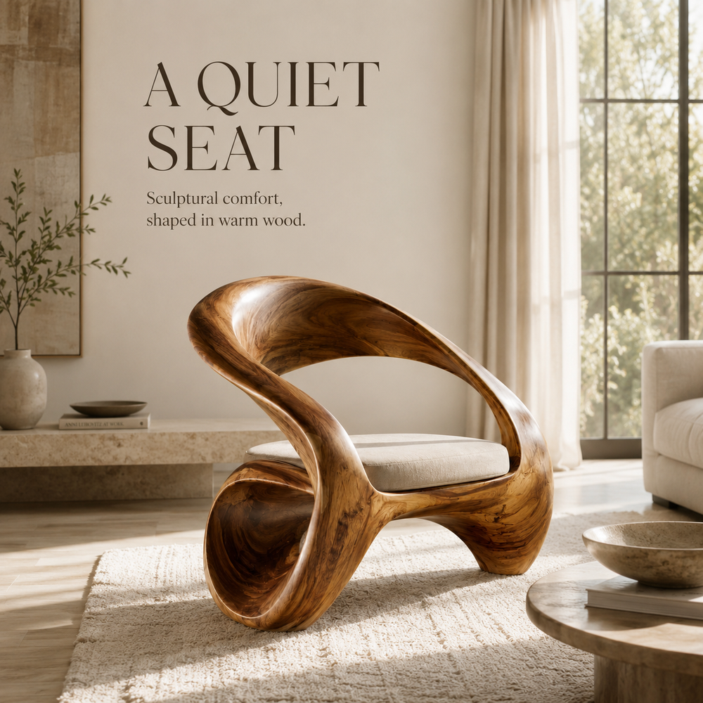 Mira Organic Lounge Chair - Design 002 - product image 02