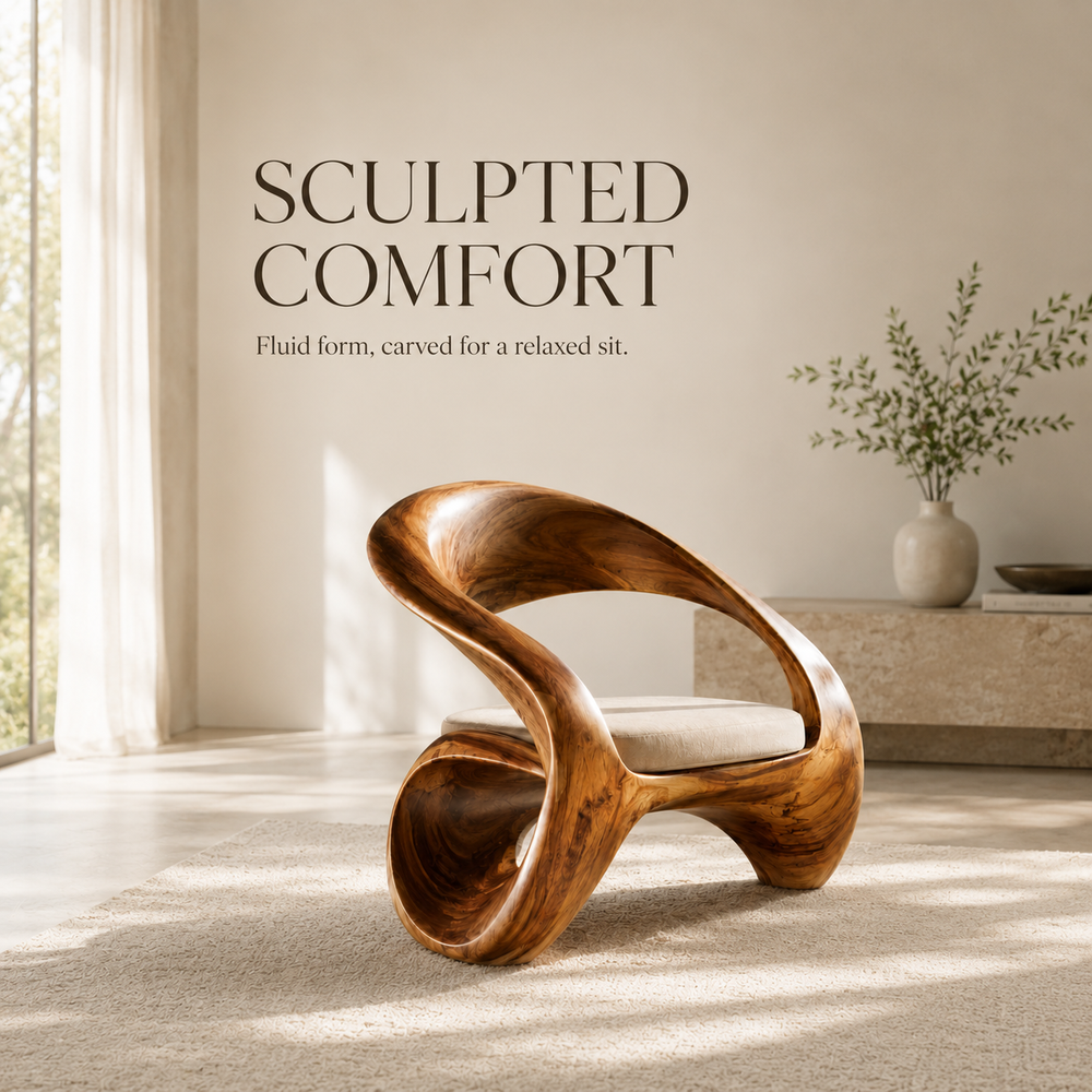 Mira Organic Lounge Chair - Design 002 - product image 03