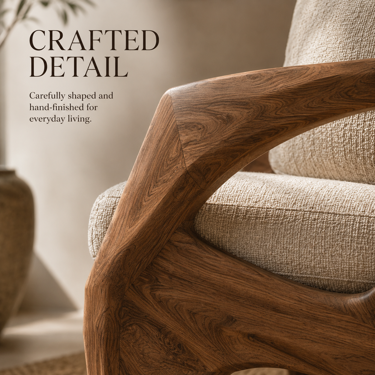 Liora Warm Walnut Accent Chair - Design 004 - product image 04