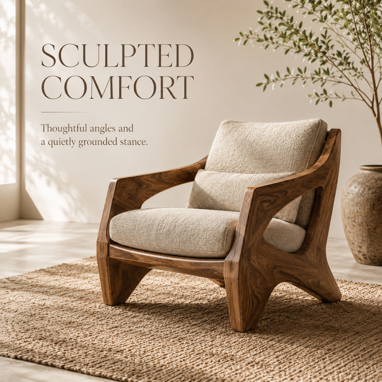 Liora Warm Walnut Accent Chair - Design 004 - product image 05