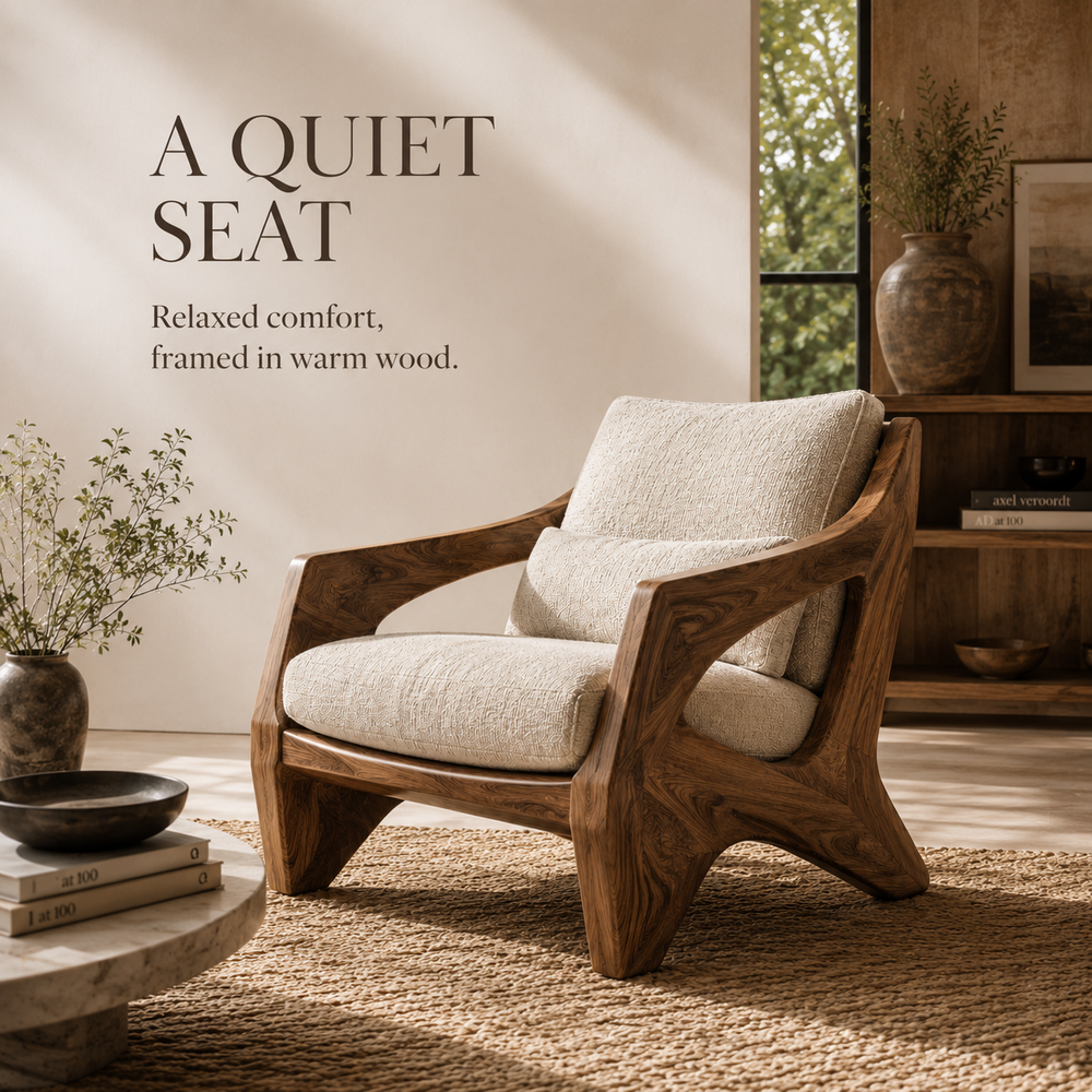 Liora Warm Walnut Accent Chair - Design 004 - product image 06
