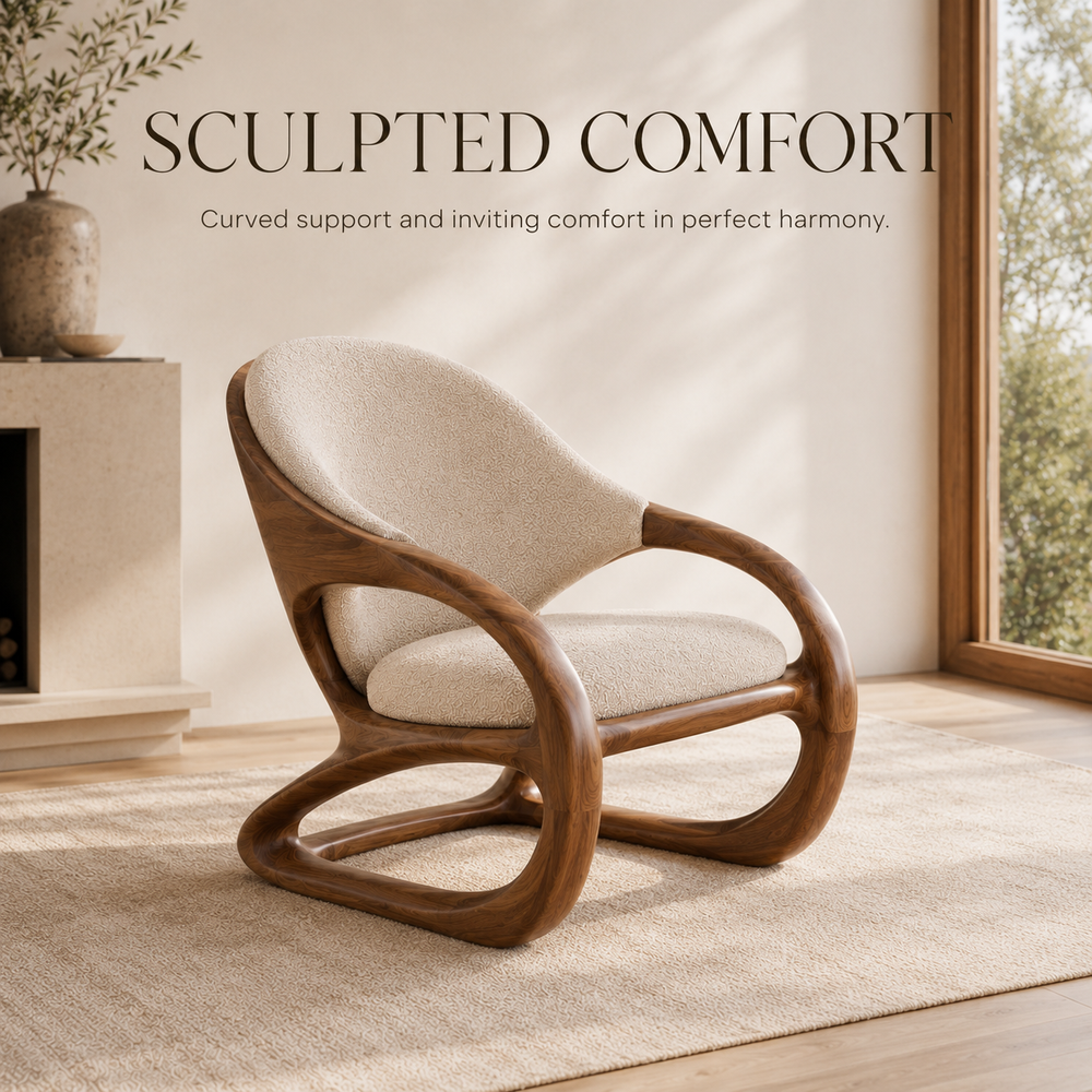 Soren Rounded Wood Chair - Design 005 - product image 05
