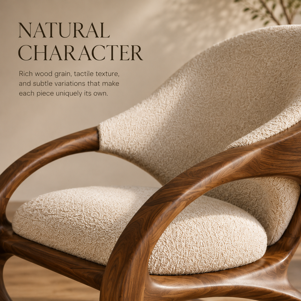 Soren Rounded Wood Chair - Design 005 - product image 06