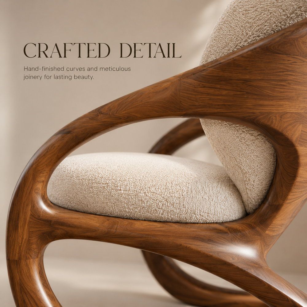 Soren Rounded Wood Chair - Design 005 - product image 07