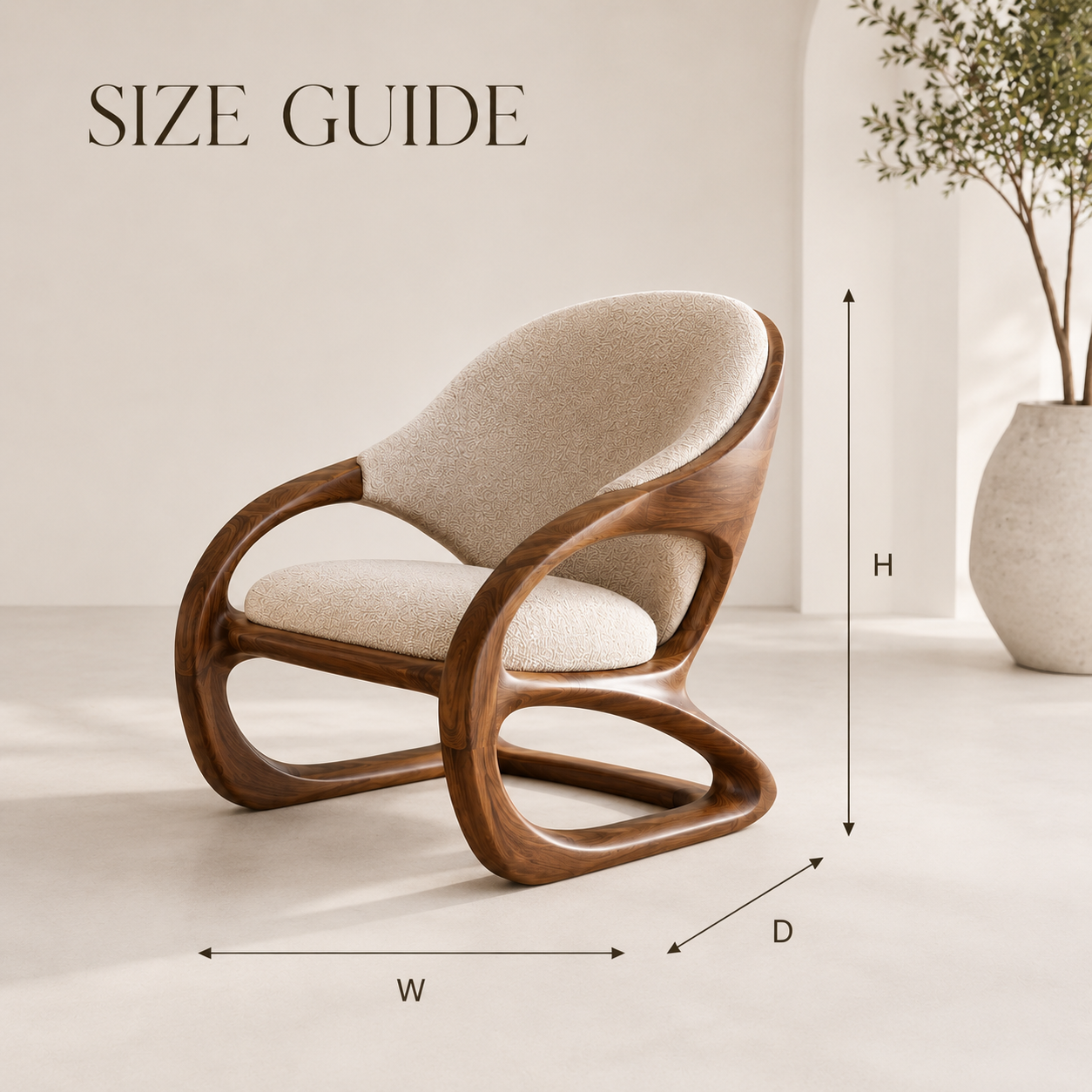 Soren Rounded Wood Chair - Design 005 - product image 09