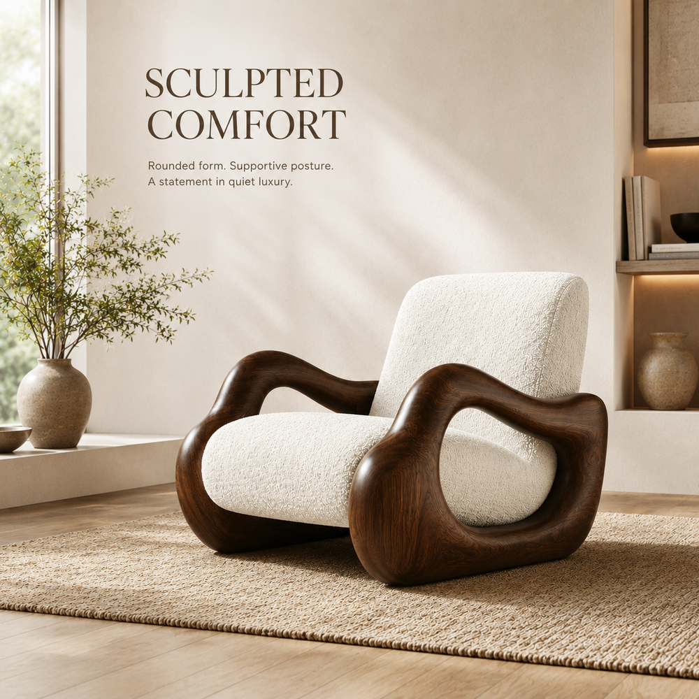 Calder Organic Modern Chair - Design 008 - product image 02