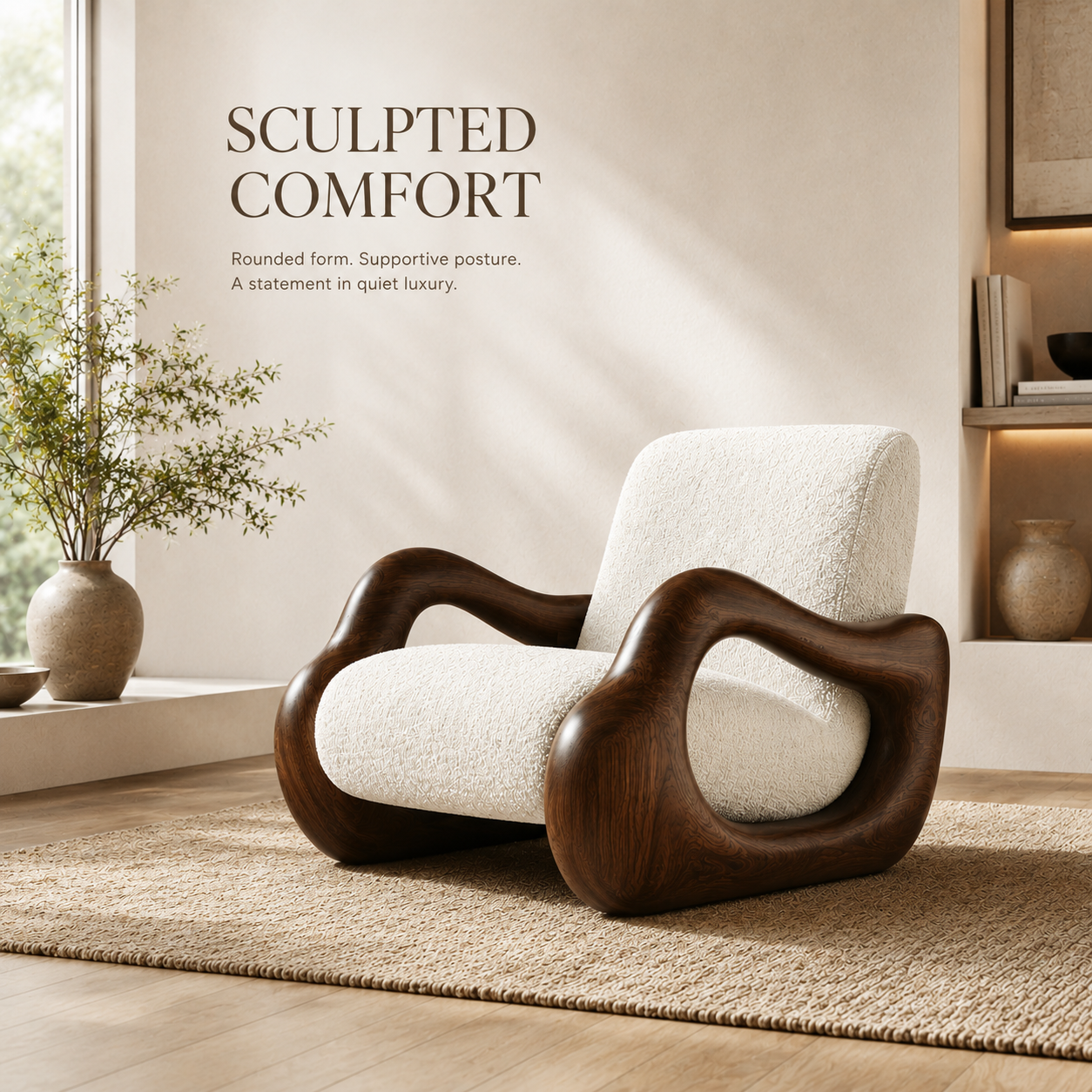 Calder Organic Modern Chair - Design 008 - product image 02