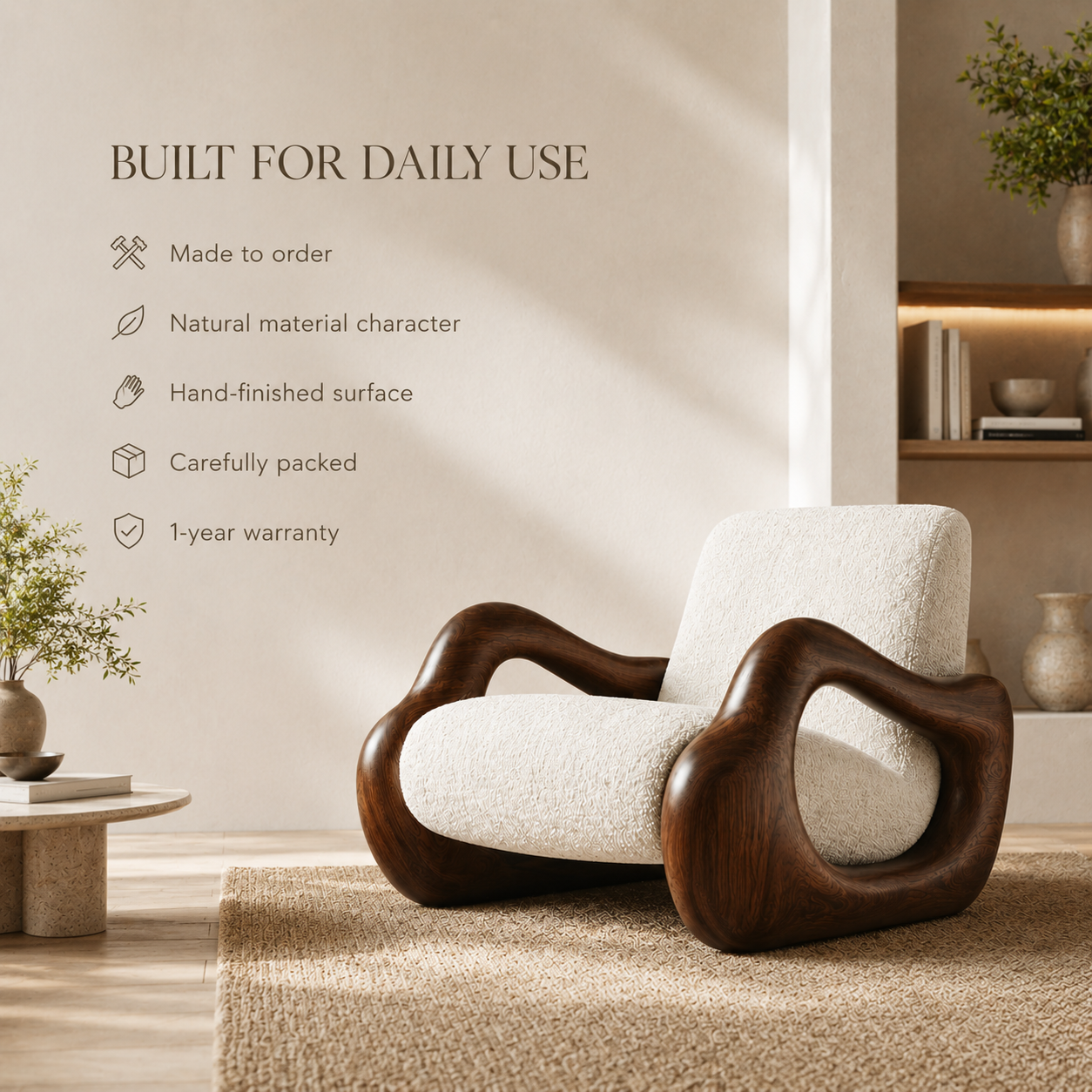 Calder Organic Modern Chair - Design 008 - product image 08