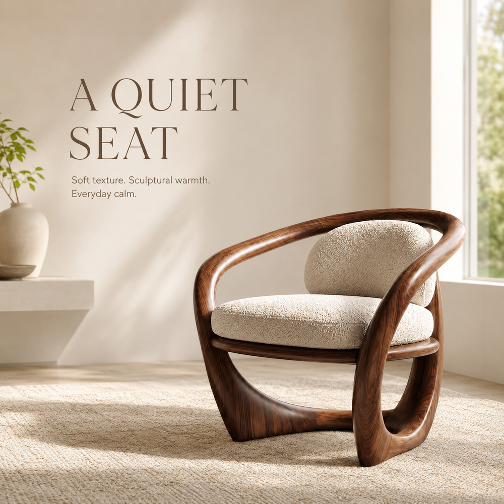 Nolan Arc Lounge Chair - Design 009 - main view