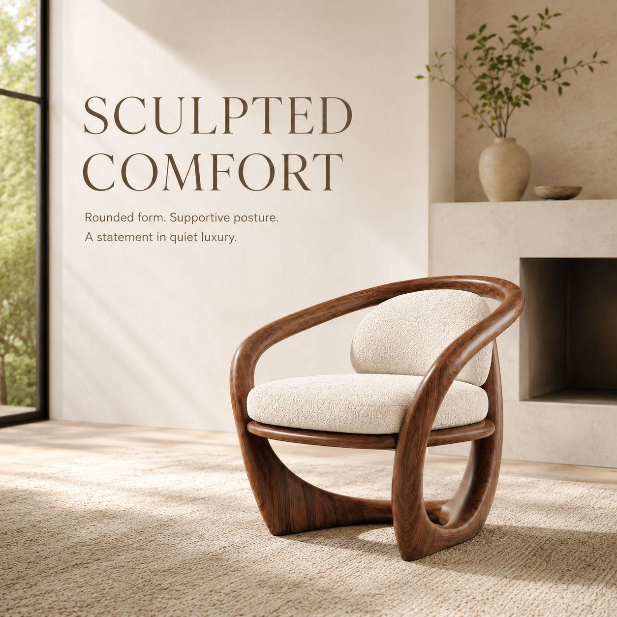 Nolan Arc Lounge Chair - Design 009 - product image 02