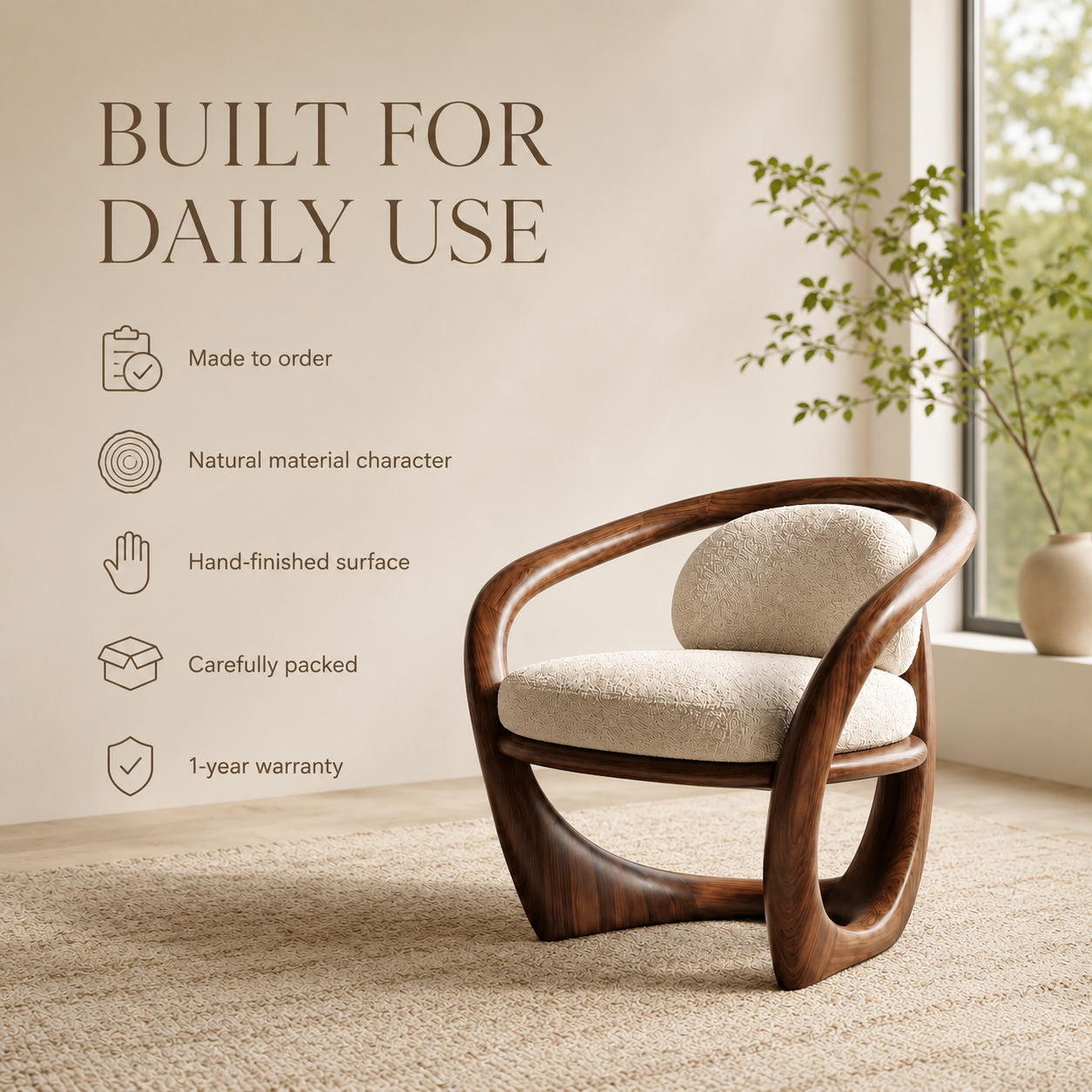 Nolan Arc Lounge Chair - Design 009 - product image 08