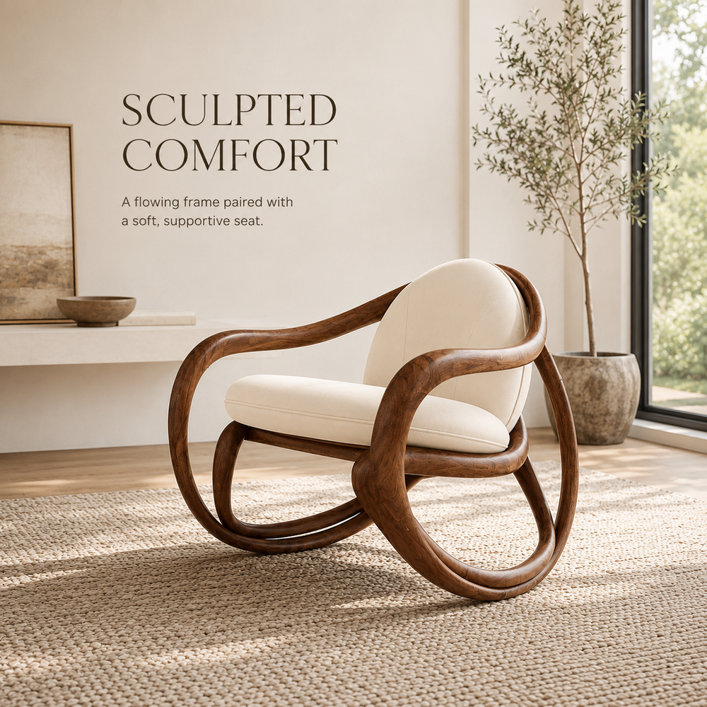 Brielle Sculpted Wood Chair - Design 010 - product image 07