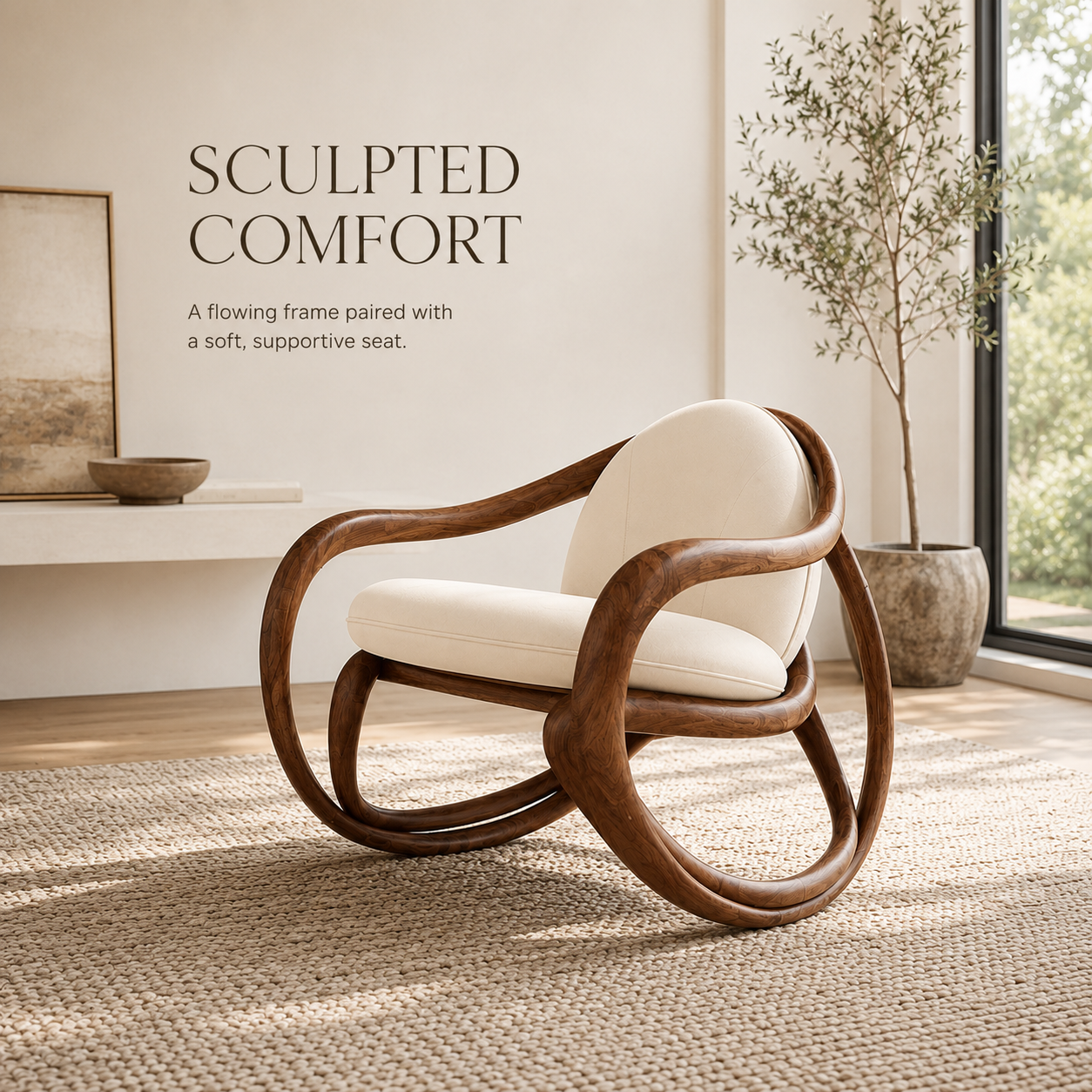 Brielle Sculpted Wood Chair - Design 010 - product image 07