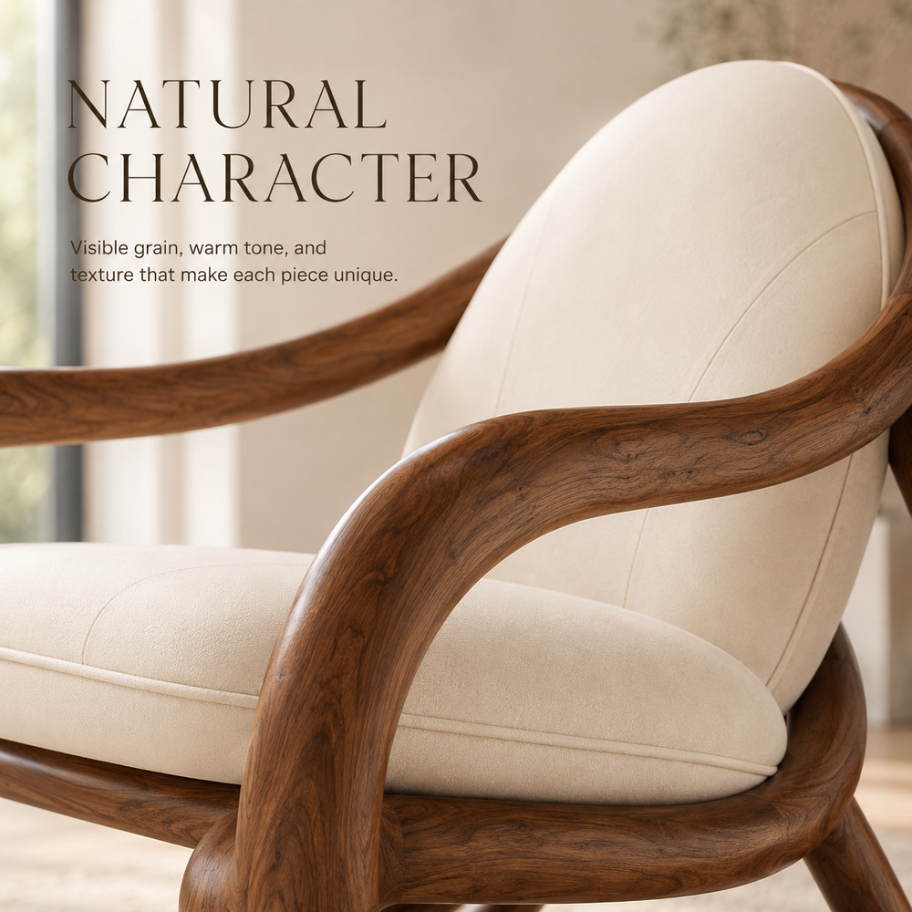 Brielle Sculpted Wood Chair - Design 010 - product image 09