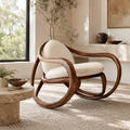Brielle Sculpted Wood Chair - Design 010 - main view