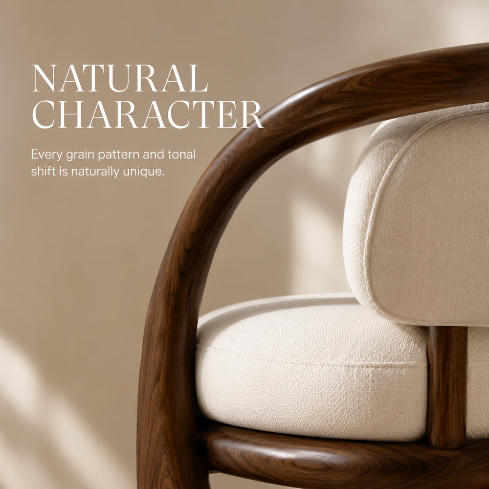 Alden Sculptural Wood Chair - Design 011 - product image 03
