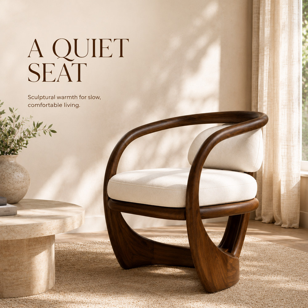 Alden Sculptural Wood Chair - Design 011 - product image 10