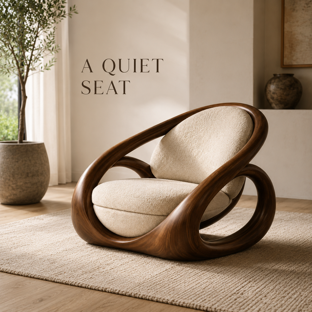 Mira Organic Lounge Chair - Design 012 - main view