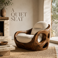 Liora Warm Walnut Accent Chair - Design 014 - main view