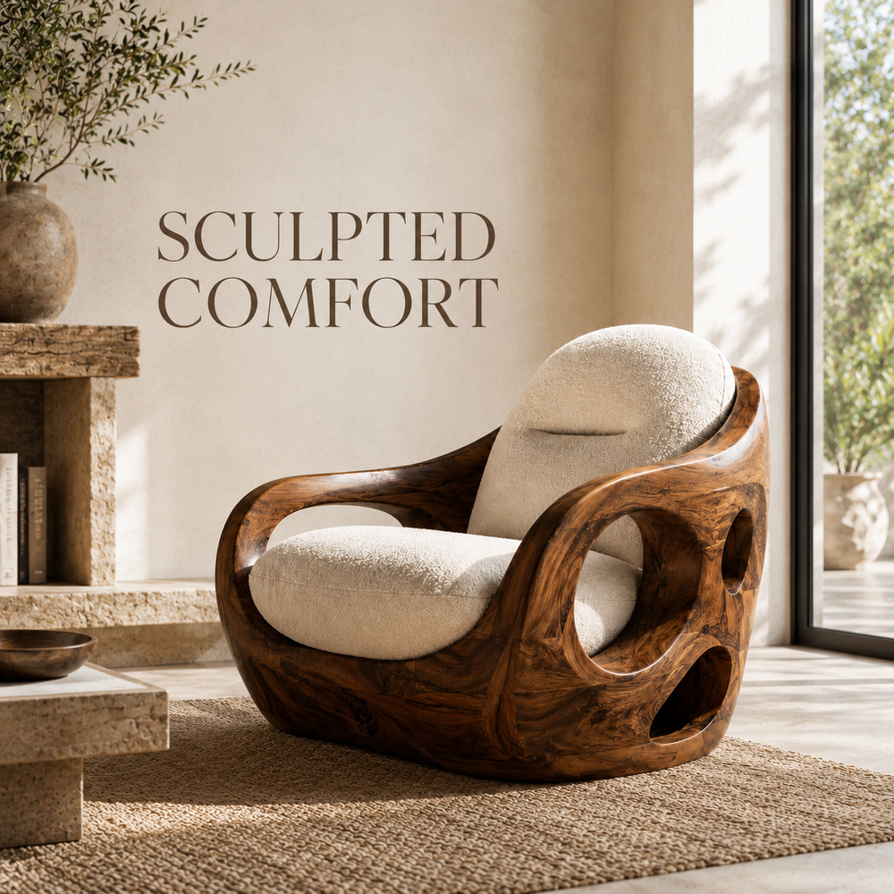 Liora Warm Walnut Accent Chair - Design 014 - product image 02