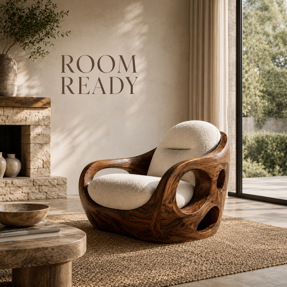 Liora Warm Walnut Accent Chair - Design 014 - product image 03