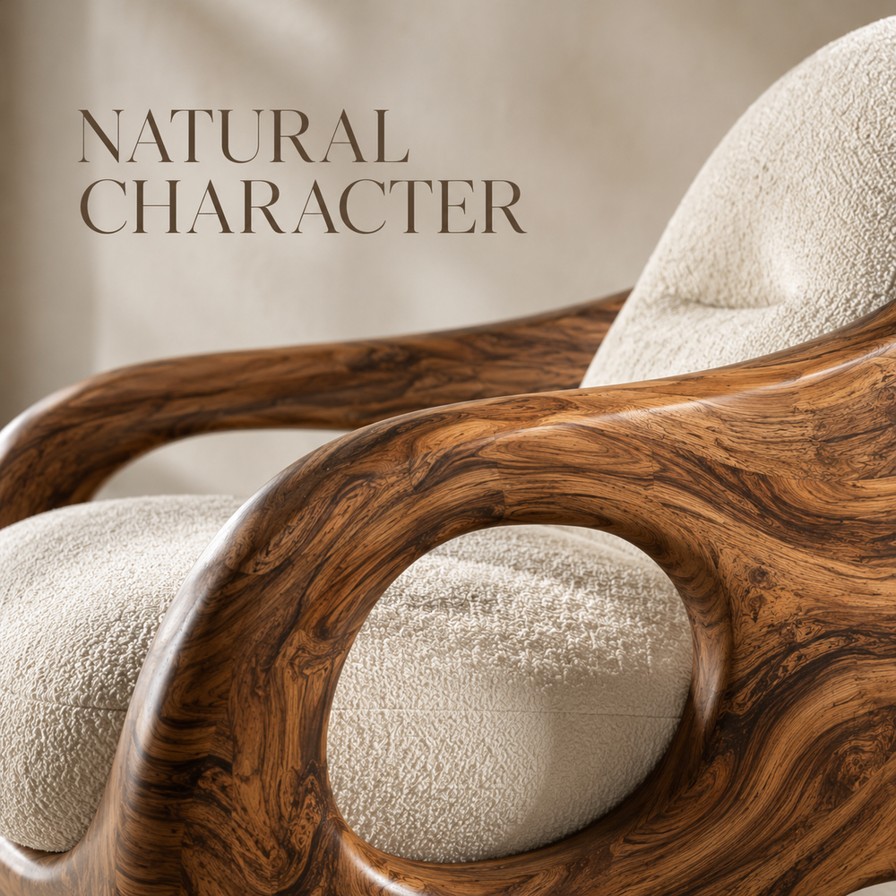 Liora Warm Walnut Accent Chair - Design 014 - product image 04