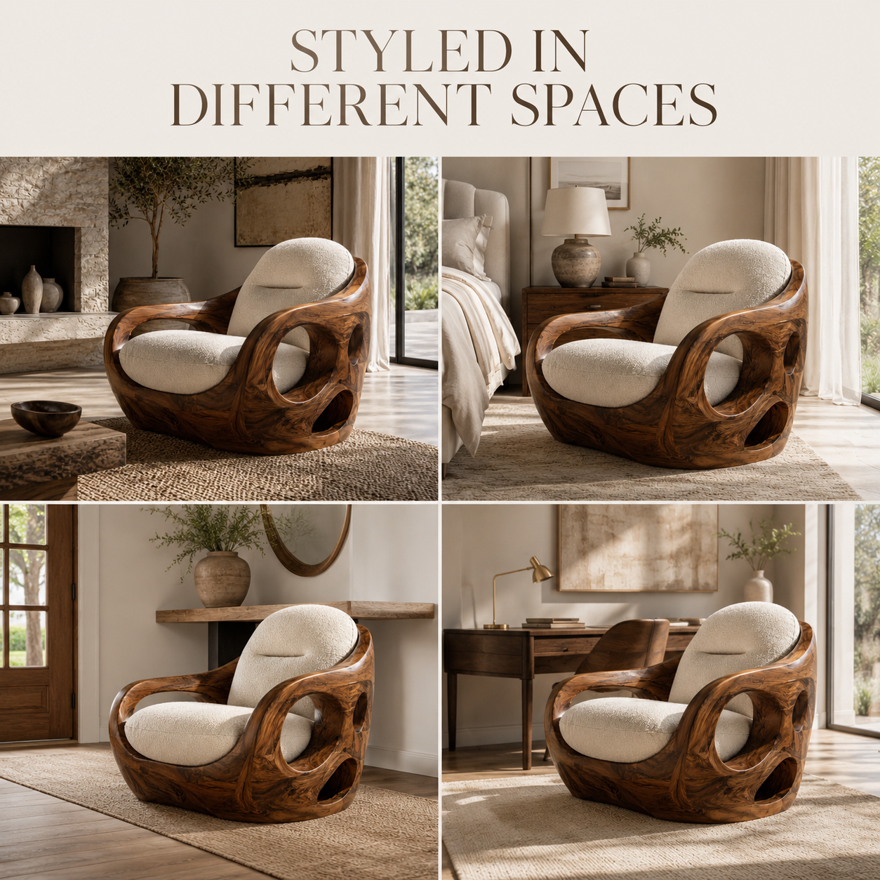 Liora Warm Walnut Accent Chair - Design 014 - product image 09