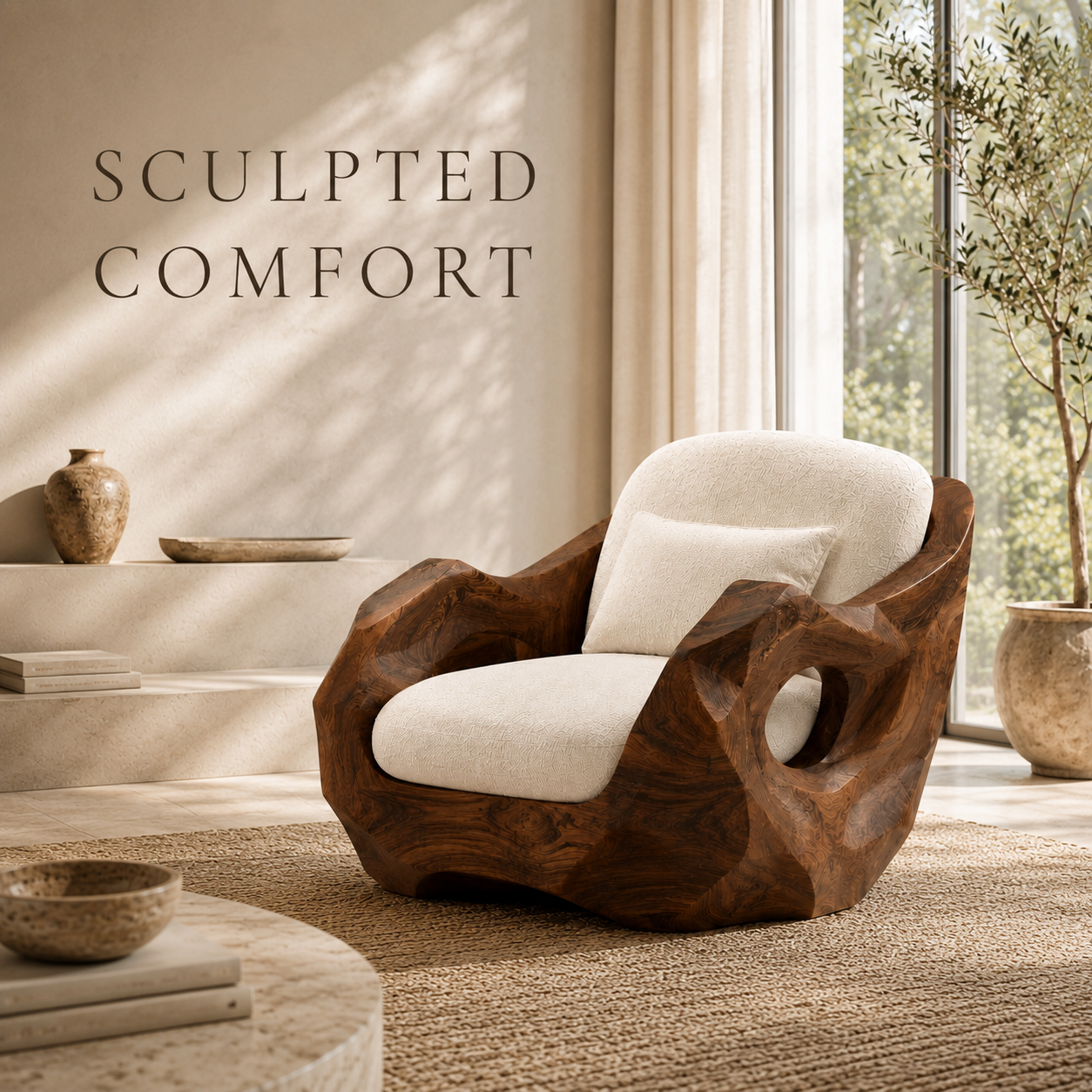 Soren Rounded Wood Chair - Design 015 - product image 02
