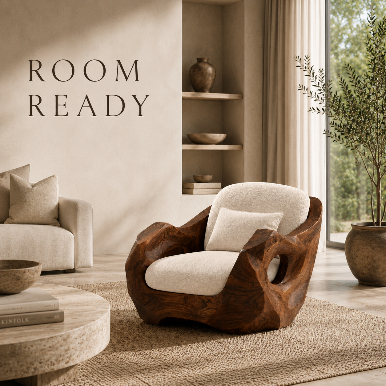 Soren Rounded Wood Chair - Design 015 - product image 03