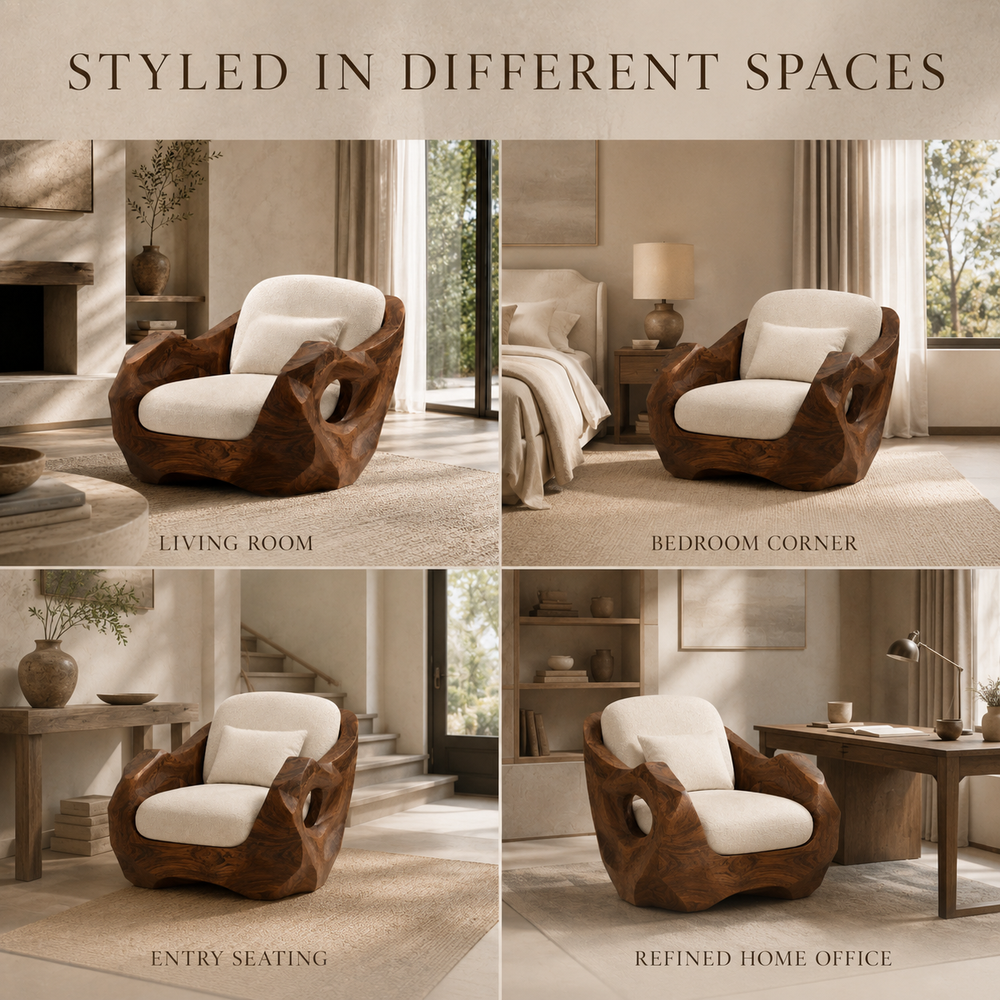 Soren Rounded Wood Chair - Design 015 - product image 09
