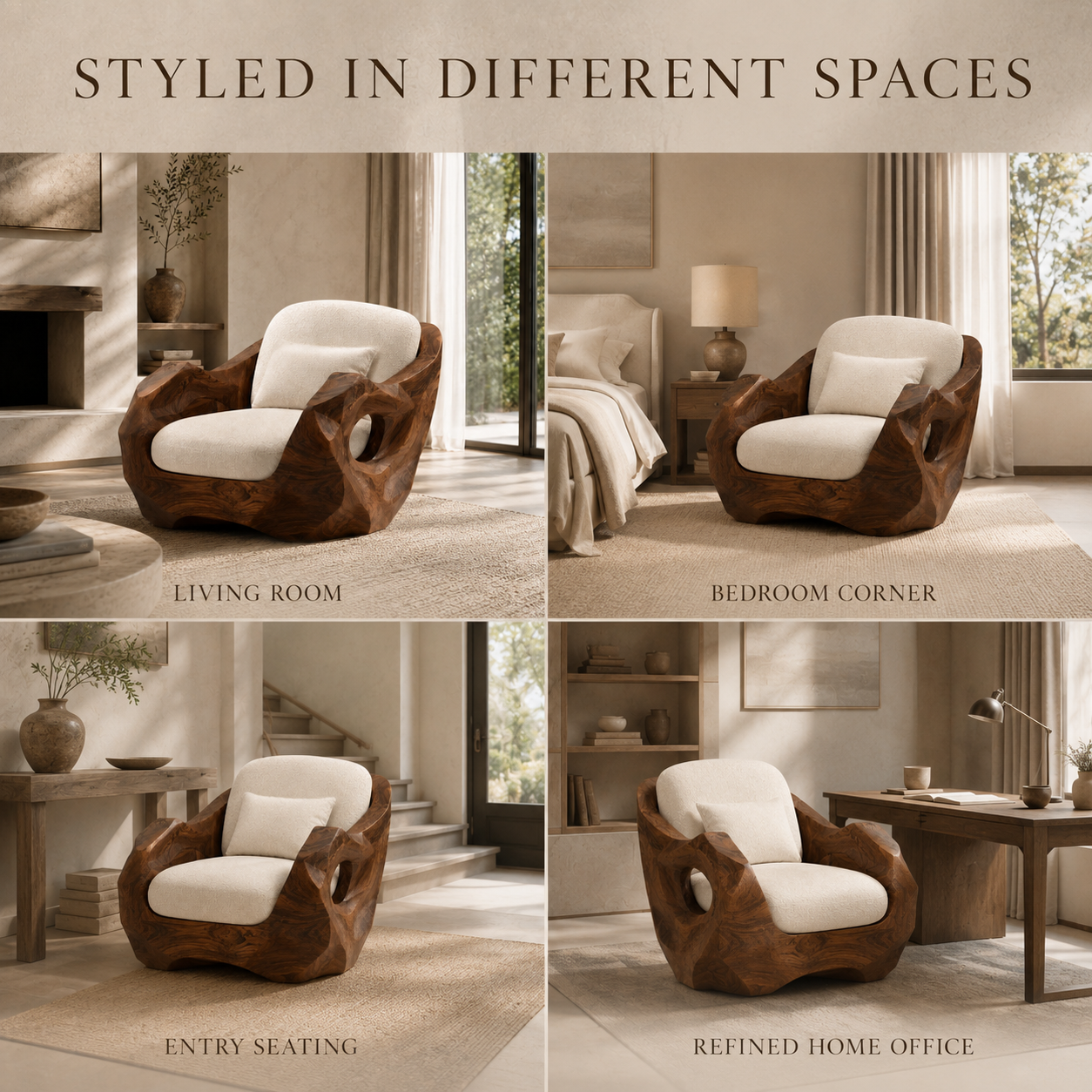 Soren Rounded Wood Chair - Design 015 - product image 09