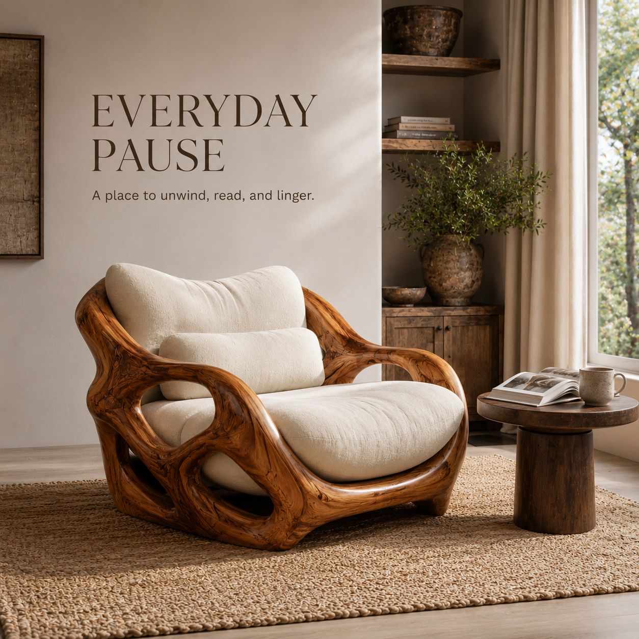 Calder Organic Modern Chair - Design 018 - product image 04