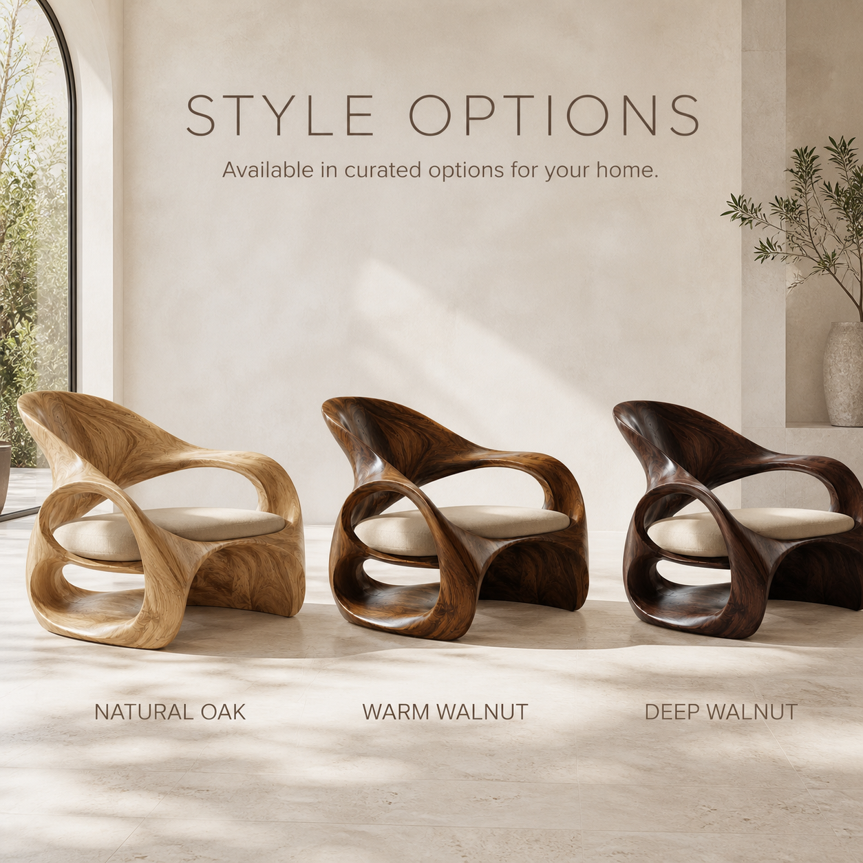 Mira Organic Natural Wood Lounge Chair - Design 021 - product image 11