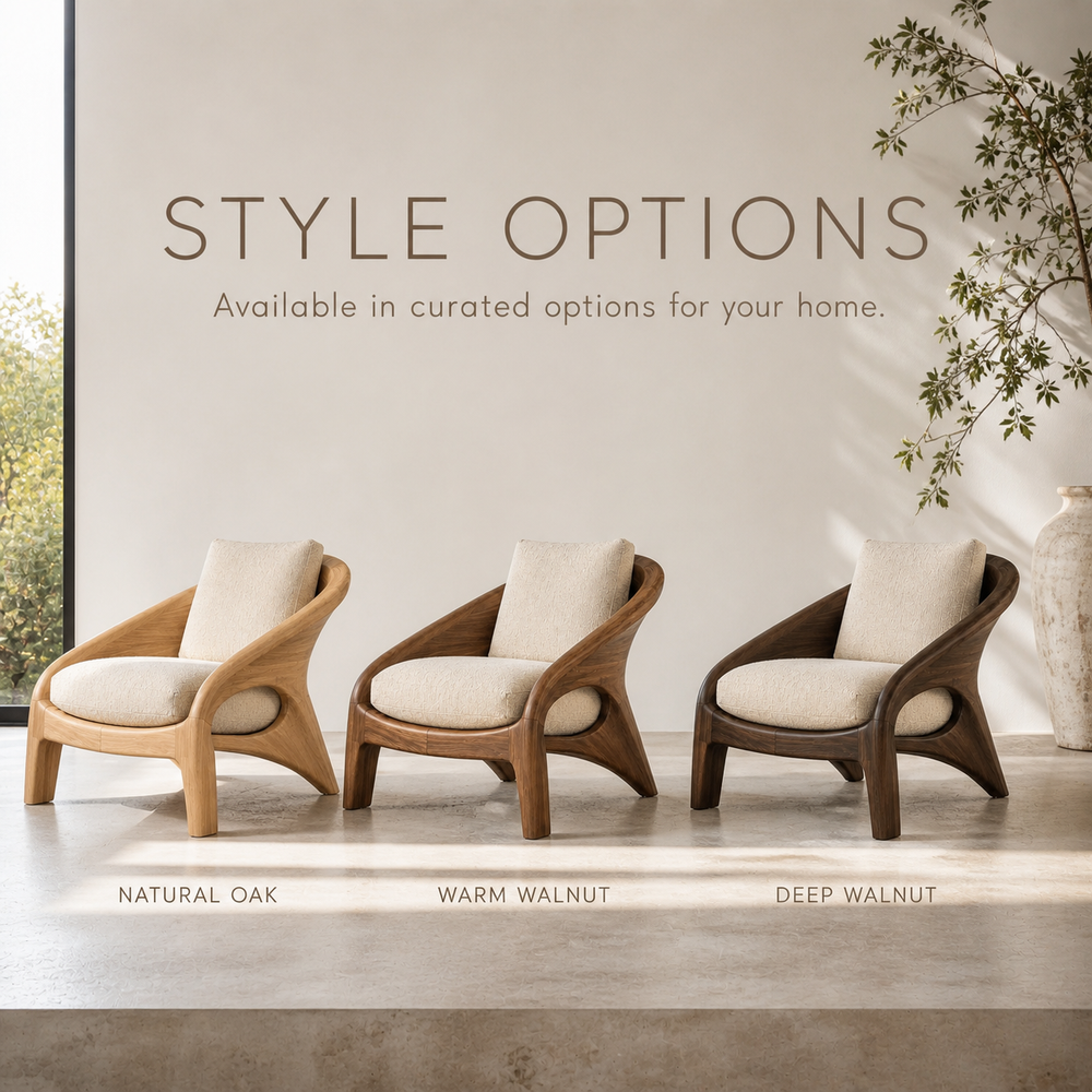 Liora Warm Natural Wood Accent Chair - Design 023 - product image 11