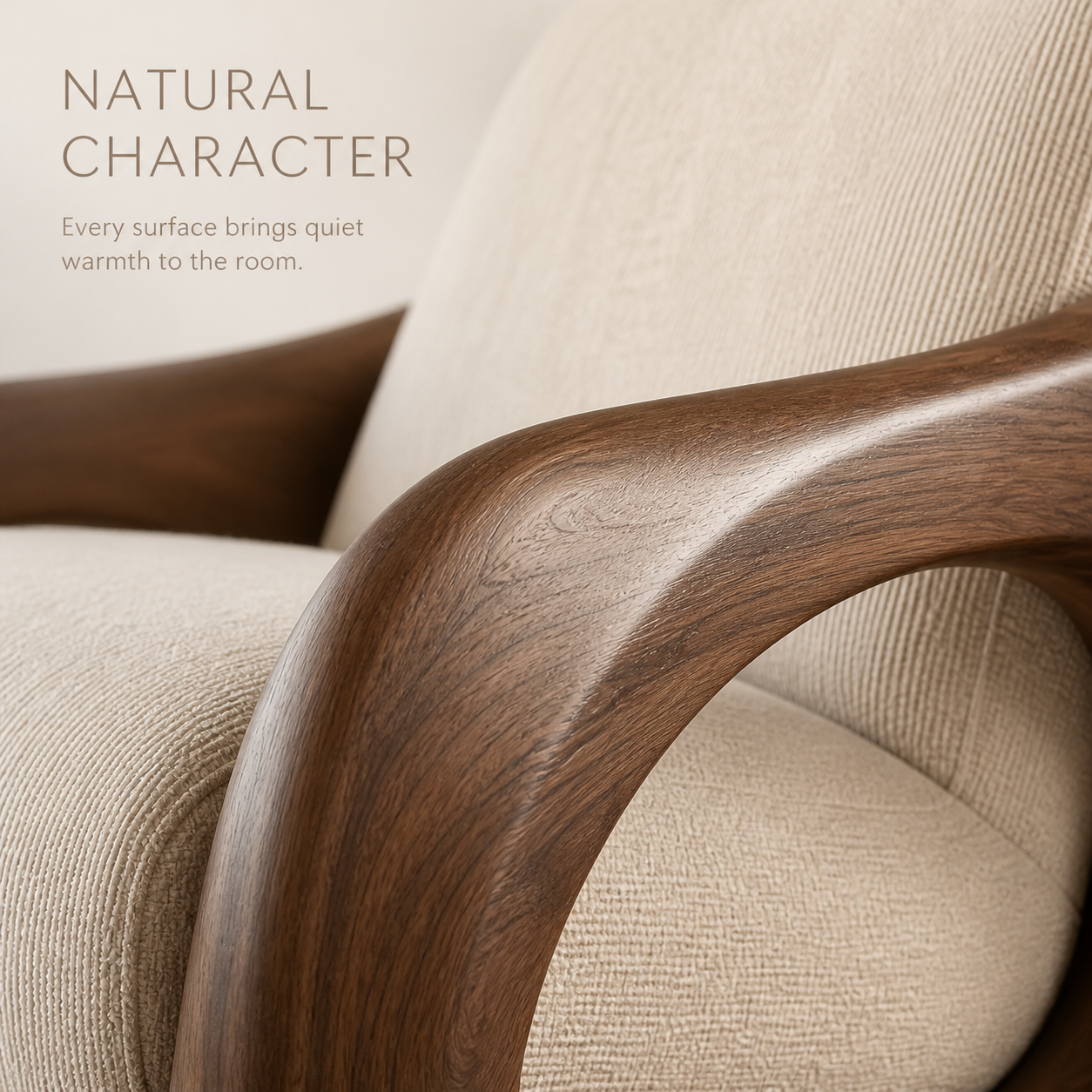 Elara Gallery Natural Wood Accent Chair - Design 025 - product image 05