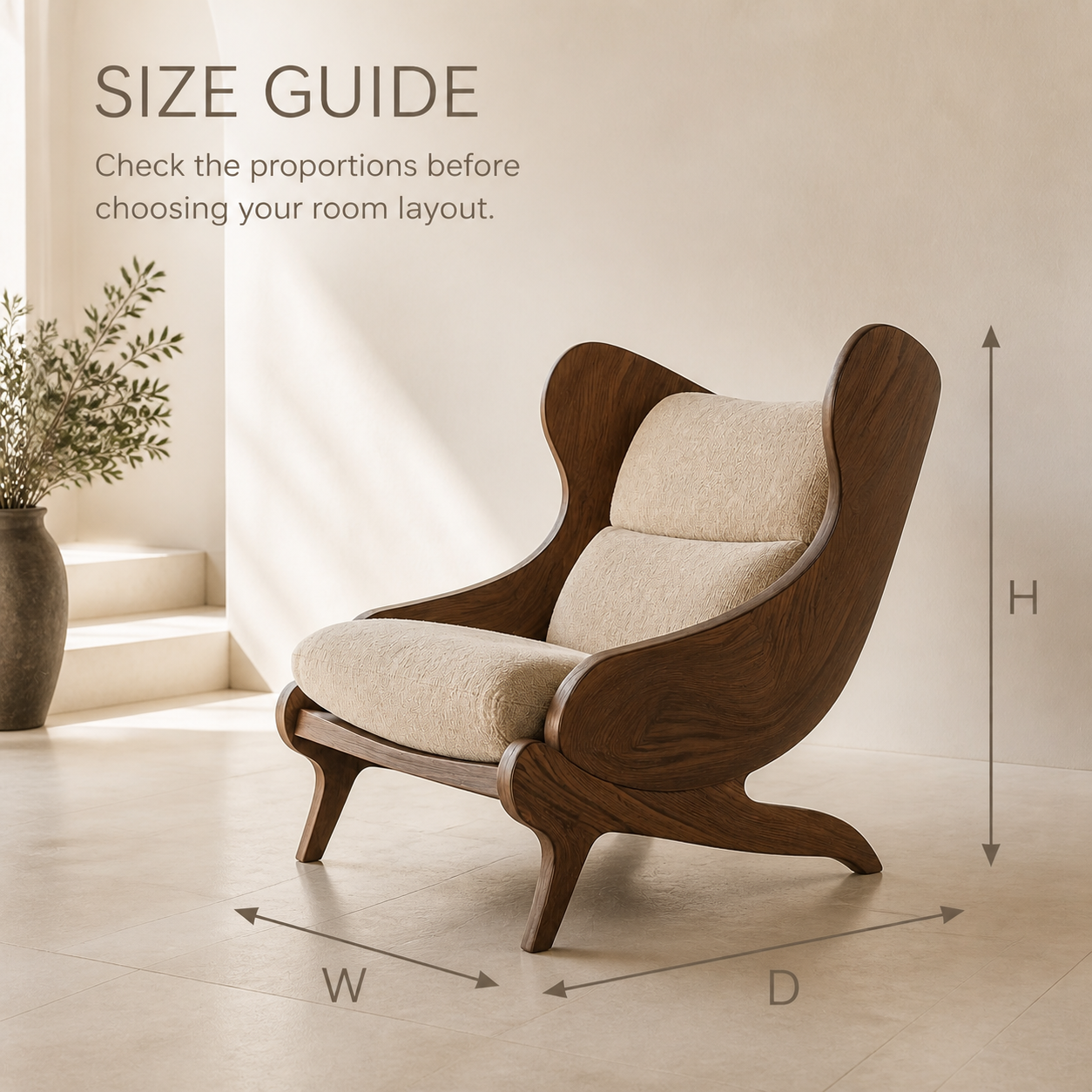Veyra Soft Curve Natural Wood Chair - Design 026 - product image 08