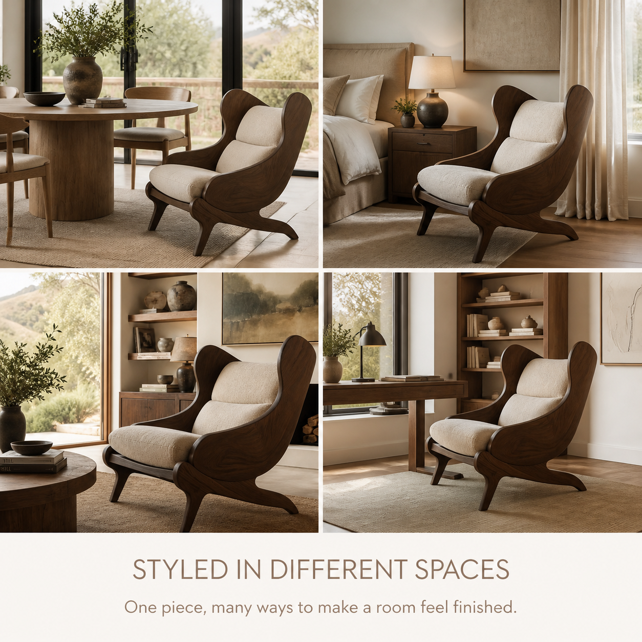 Veyra Soft Curve Natural Wood Chair - Design 026 - product image 10
