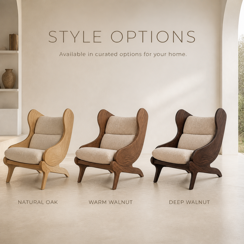 Veyra Soft Curve Natural Wood Chair - Design 026 - product image 11