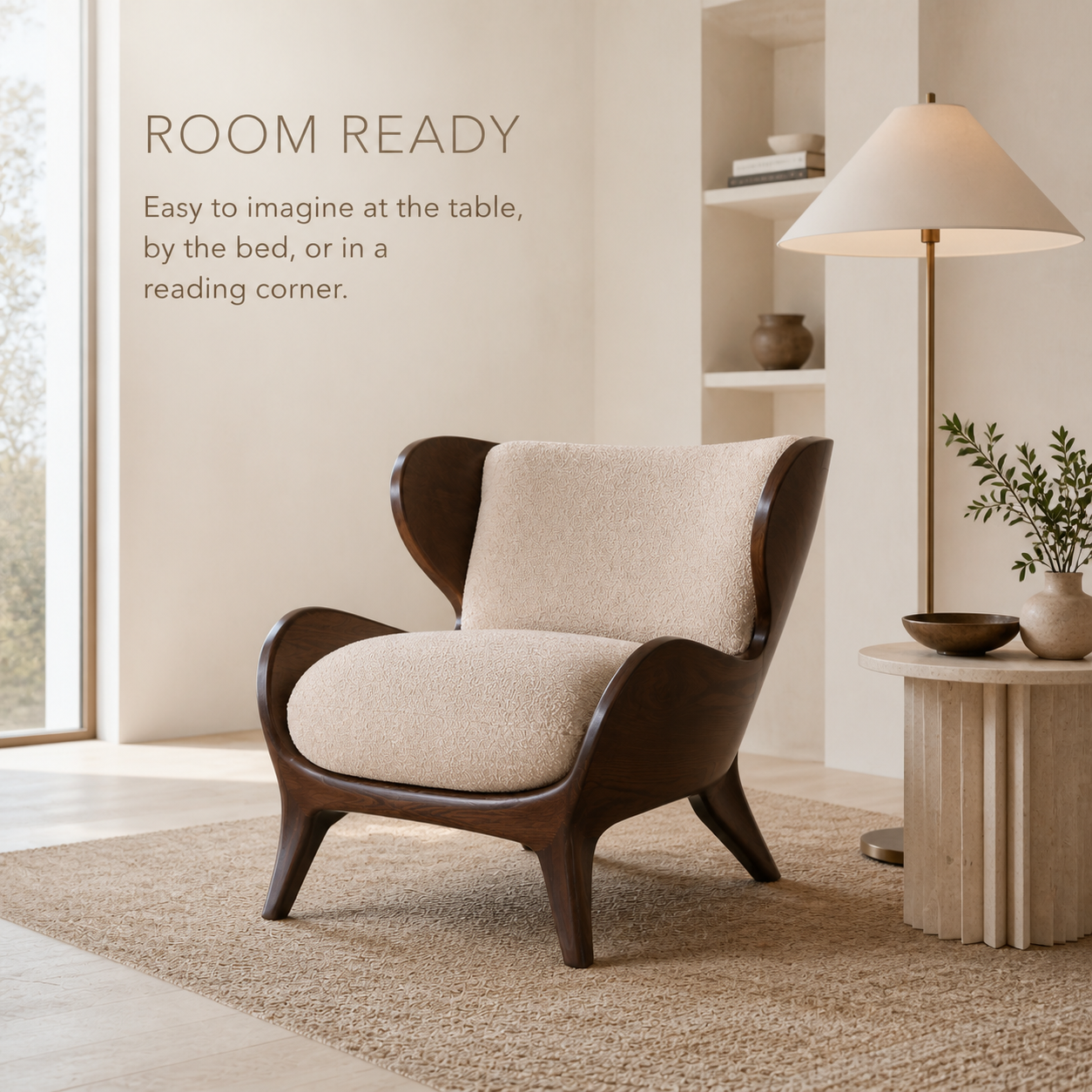 Calder Organic Modern Natural Wood Chair - Design 027 - product image 04