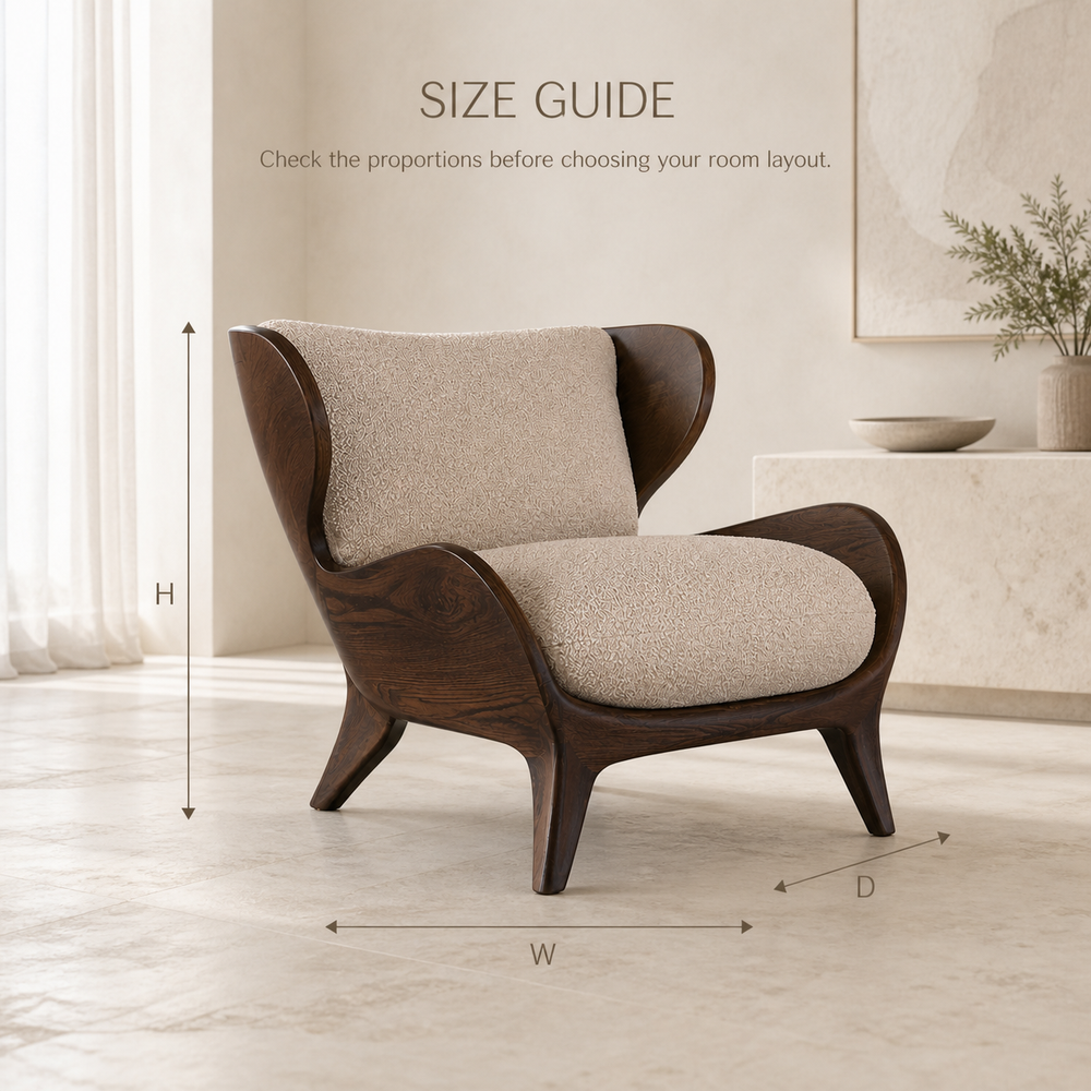 Calder Organic Modern Natural Wood Chair - Design 027 - product image 08