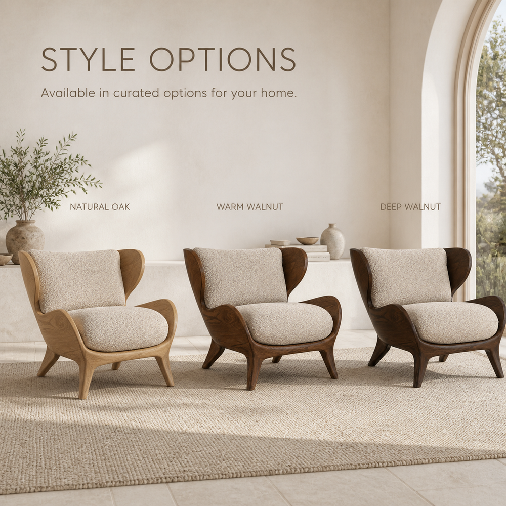 Calder Organic Modern Natural Wood Chair - Design 027 - product image 11