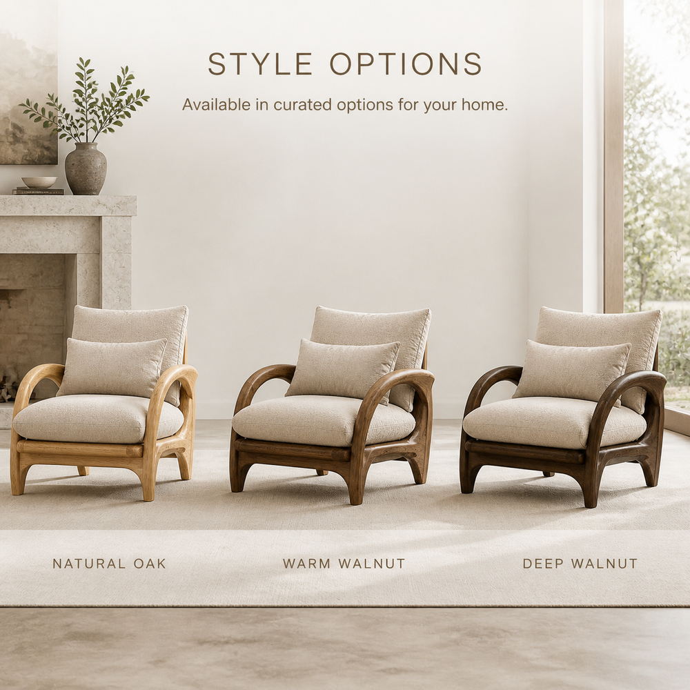 Nolan Arc Natural Wood Lounge Chair - Design 028 - product image 11