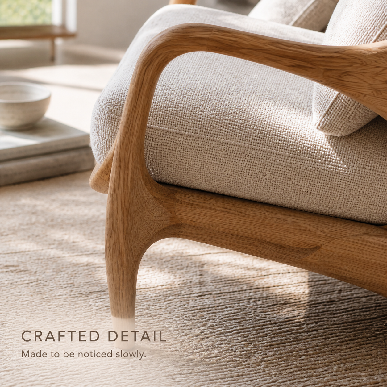 Brielle Sculpted Natural Wood Chair - Design 029 - product image 06