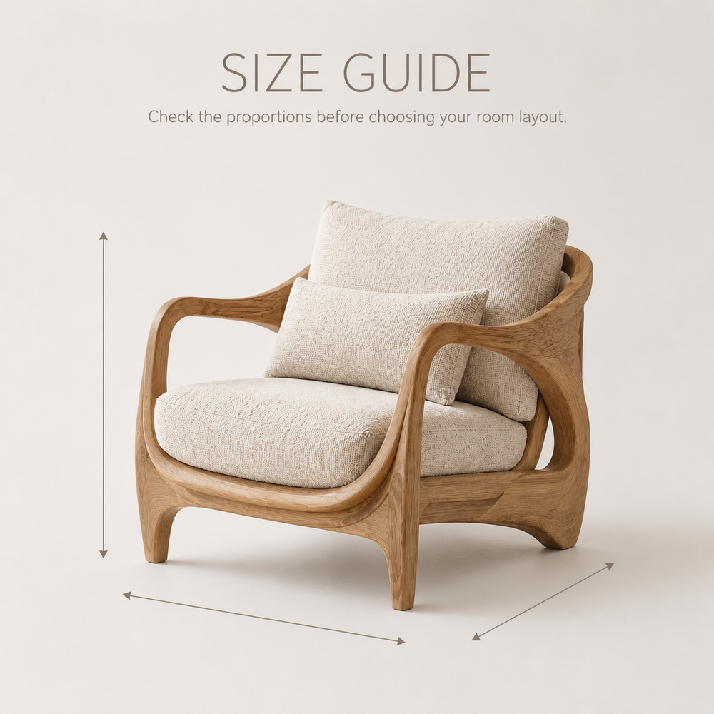 Brielle Sculpted Natural Wood Chair - Design 029 - product image 08
