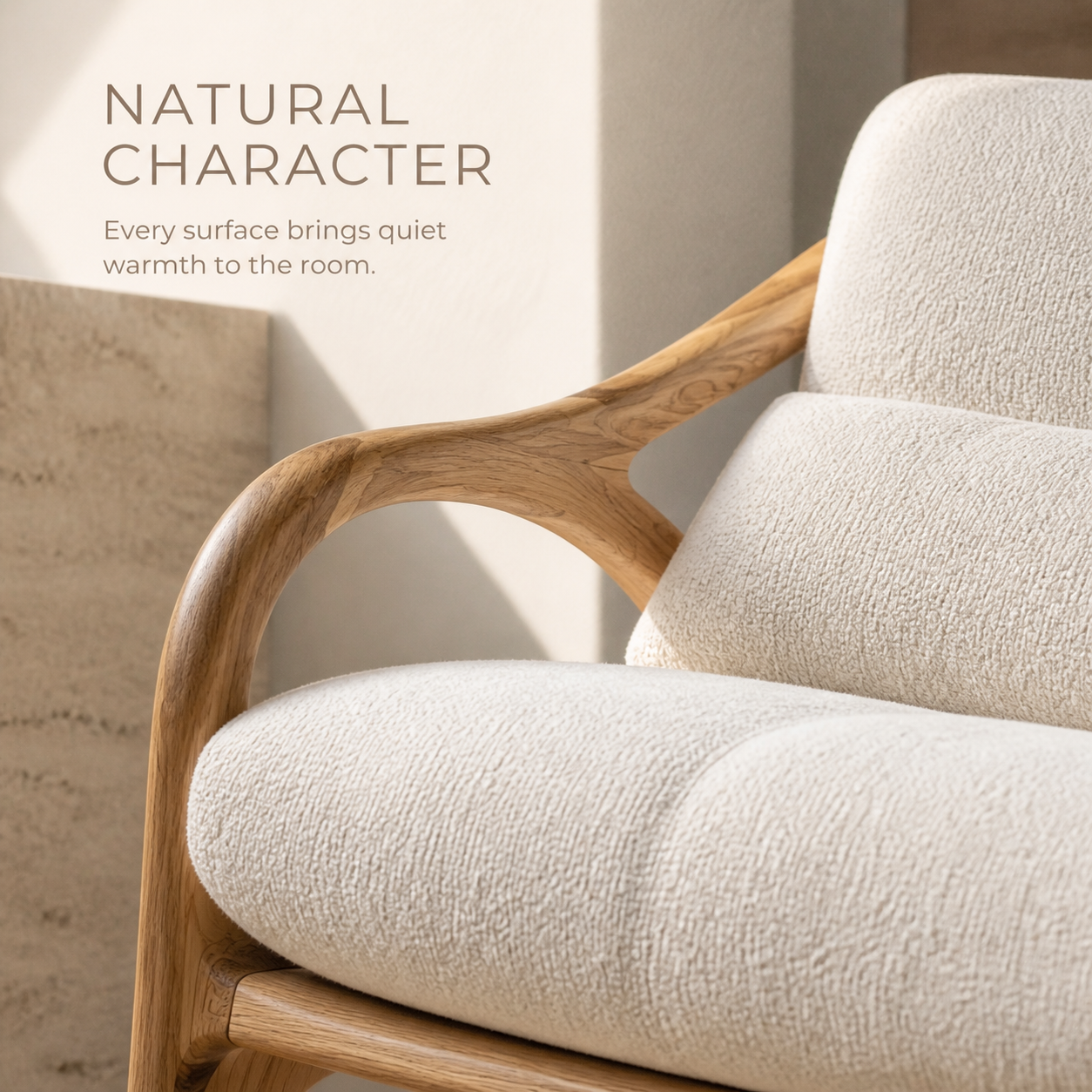 Mira Organic Natural Wood Lounge Chair - Design 033 - product image 05